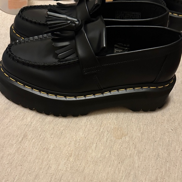 Dr. Martens Black Leather Tassel Loafers - Picture 3 of 7